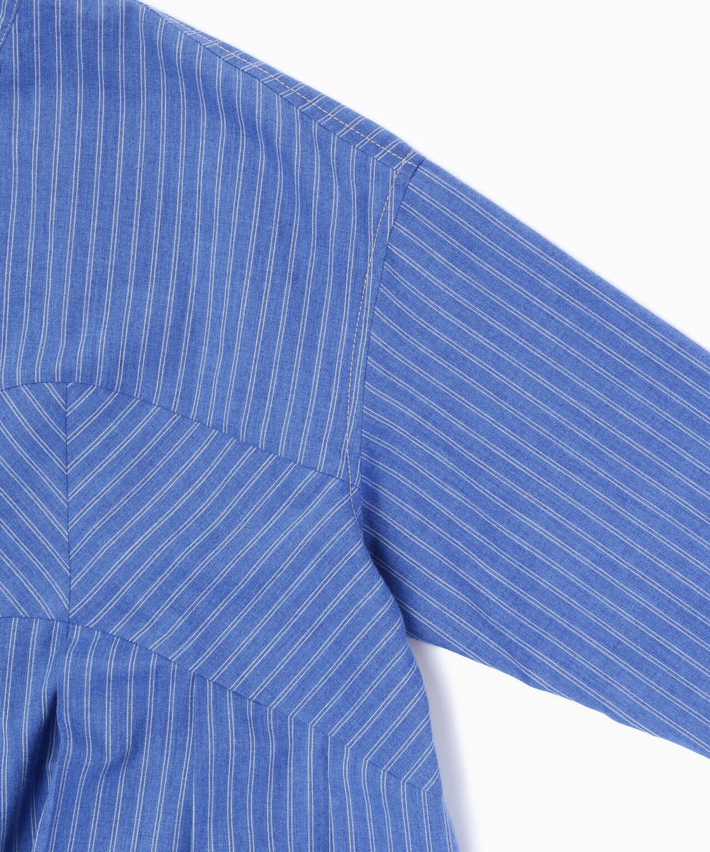 C/W stripe long shirt (W)