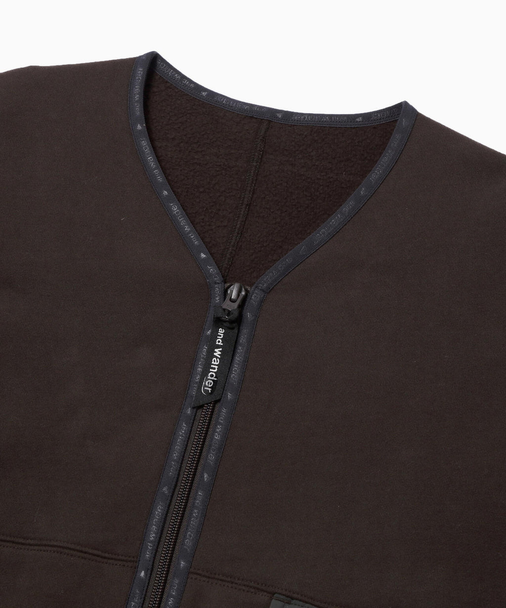 sweat cardigan