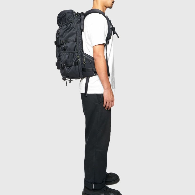 CORDURA DOBBY 305D BACK PACK/BLACK
