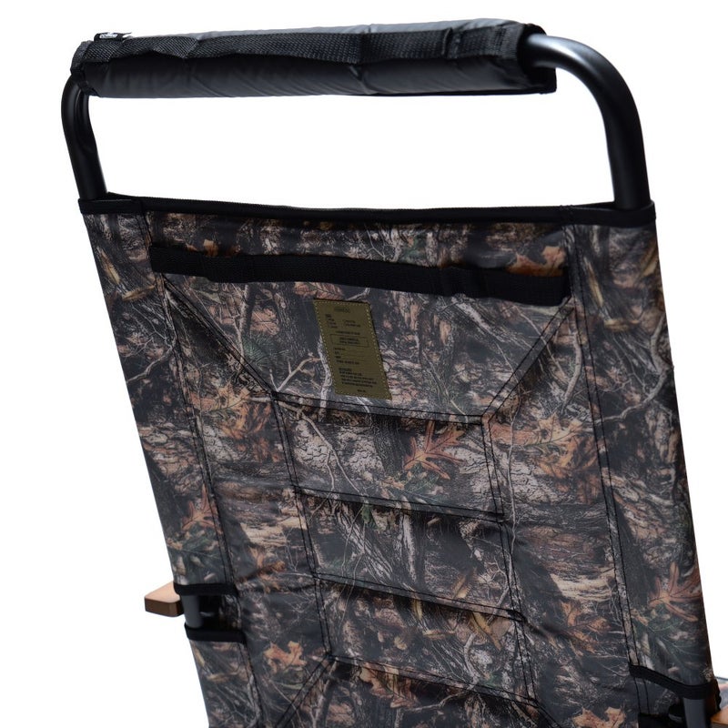 ORIGINAL CAMO POLYCA SERIES HIGH BACK RECLINING LOW ROVER CHAIR