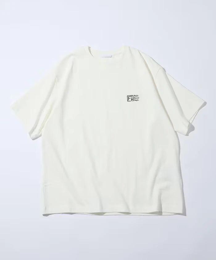 6 Ounce Front Logo Embroidered Crew Neck T-Shirt / One Point Design T-Shirt LEFT CHEST EMBROIDERY PSD