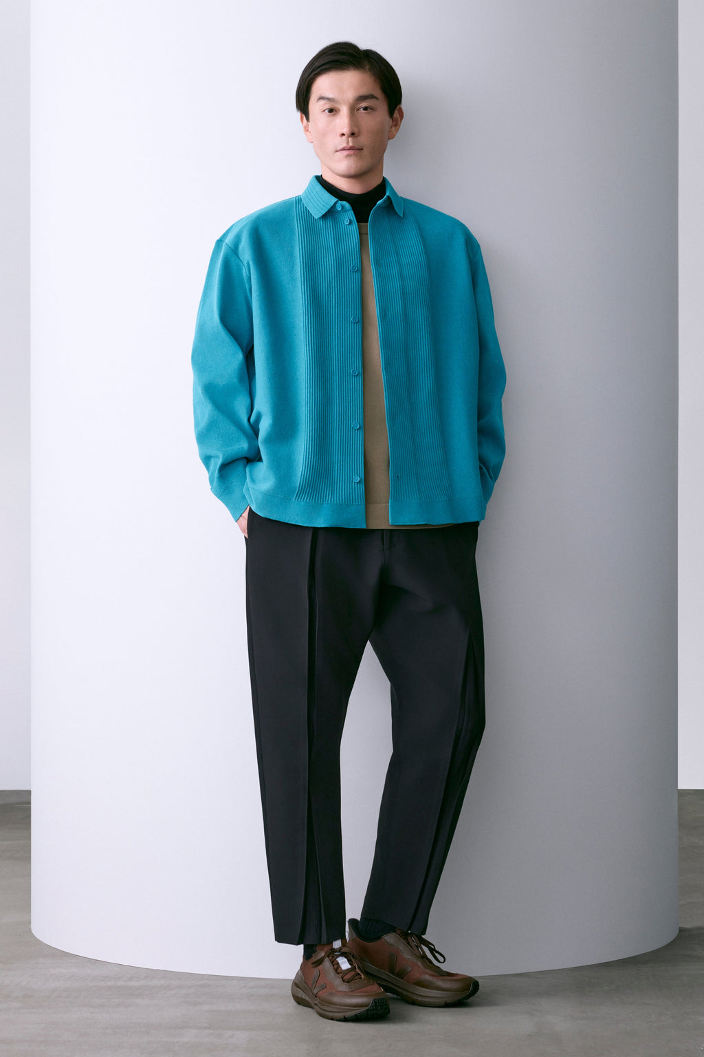 WEDGED TAPERED PANTS