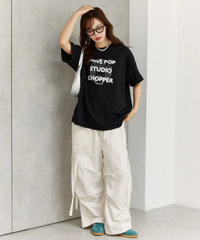<Functional Material> Animal Print T-Shirt Limited Edition