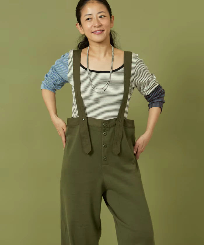 Knit Military Overalls