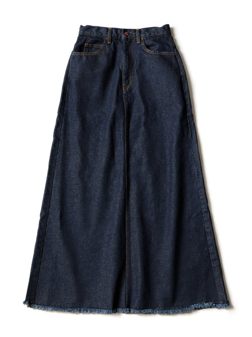 13oz Denim High-Waisted Maxi Skirt