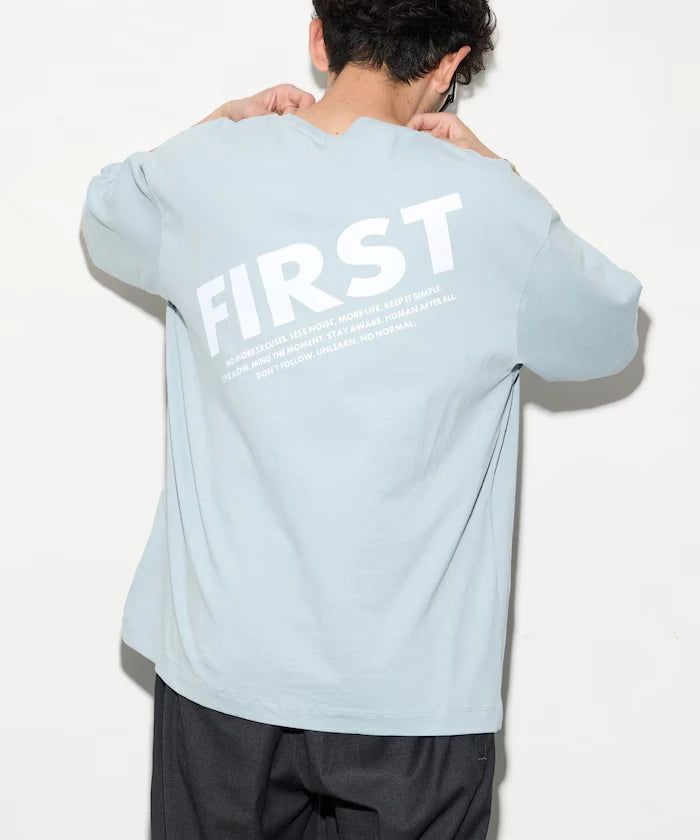 6 Ounce Front Logo Print Crew Neck T-Shirt / Back Print T-Shirt PRINT FRESH FIRST
