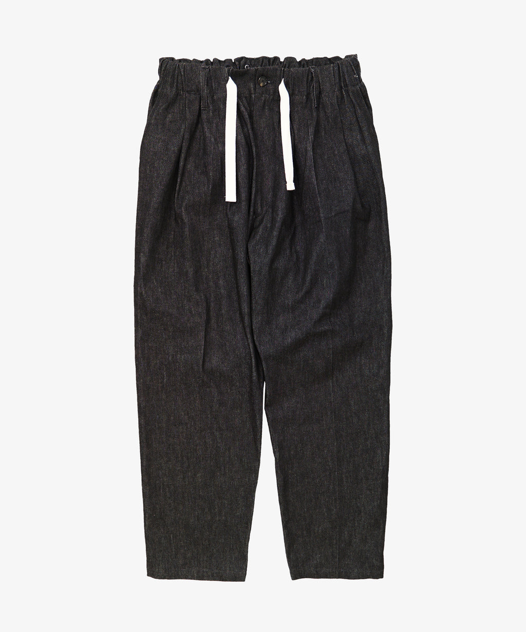 pantalon baggy black denim one wash