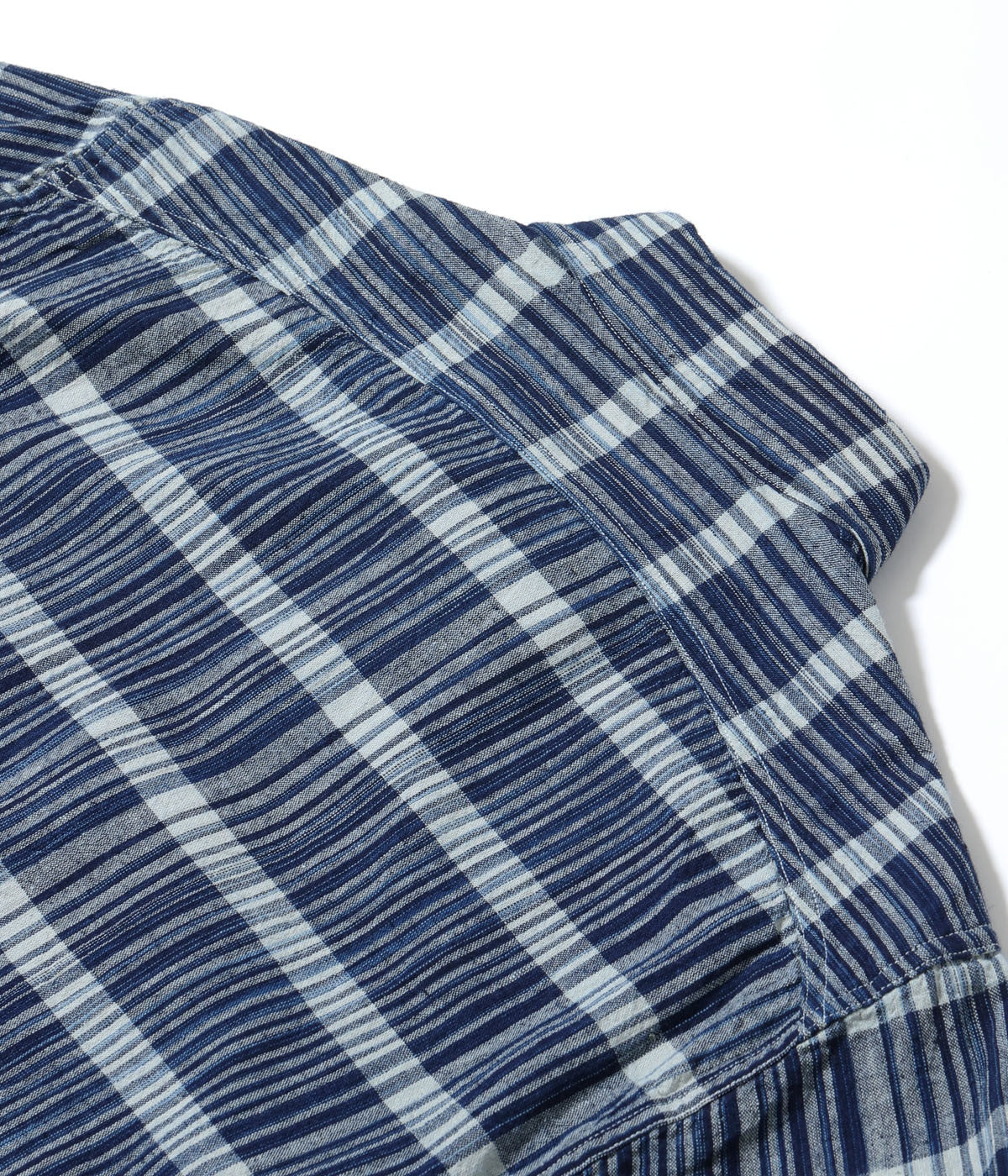 FICTION ROMANCE 5oz. INDIGO CHECK WORK SHIRT