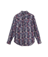 Double Gauze Check Western Shirt