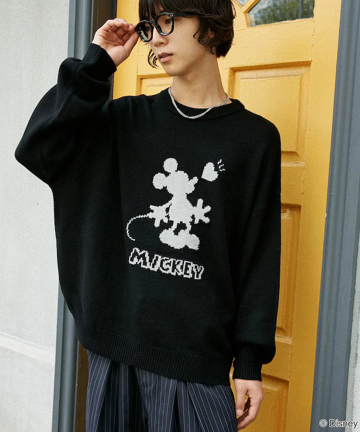 Limited Edition 'DISNEY MICKEY MOUSE' SHADOW KNIT