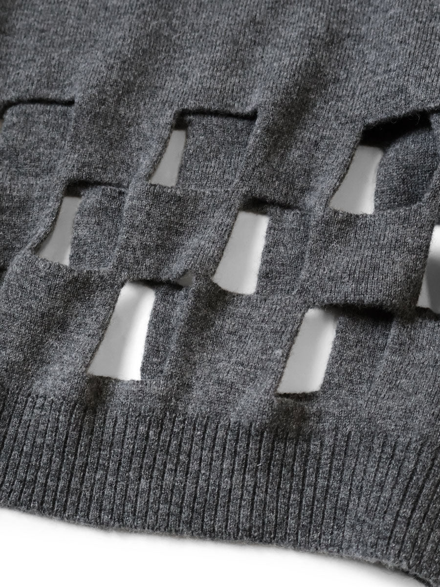 7G Wool Wind Pen BIG Crew Sweater