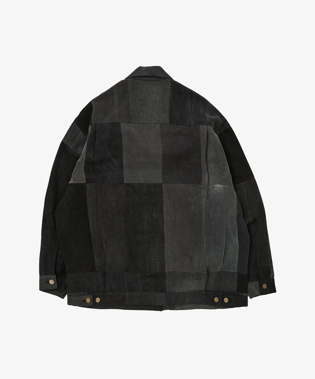 trucker jacket black denim three