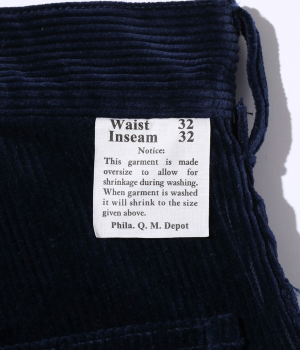 AVIATION ASSOCIATES U.S. ARMY WORKING TROUSERS CORDUROY VERSION