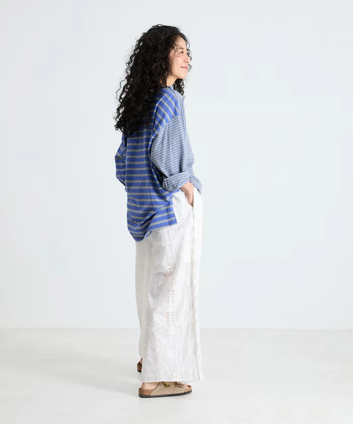 Cutwork Embroidered Easy Pants