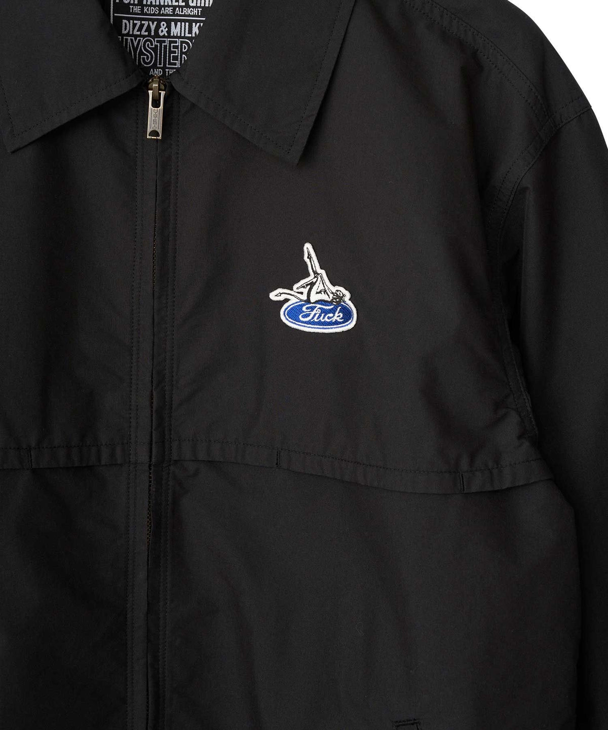 Evil Woman Scratch Work Shirt Jacket