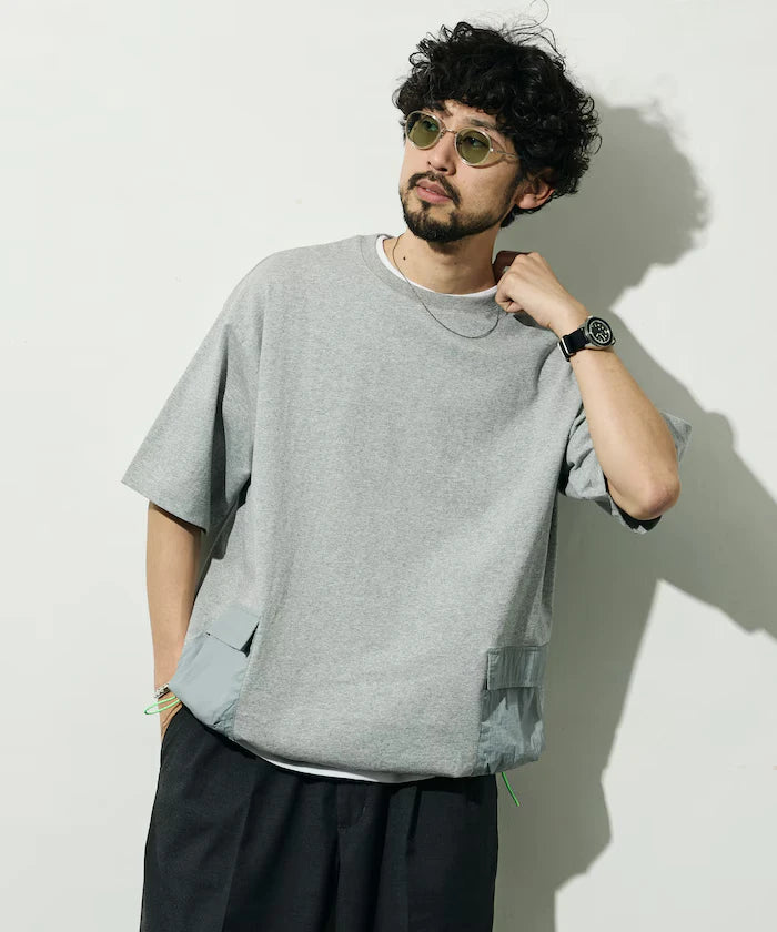 6 Ounce Side Pocket Spindle Short Sleeve T-Shirt / Big Silhouette