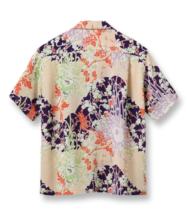 RAYON HAWAIIAN SHIRT “ROYAL FLOWER”