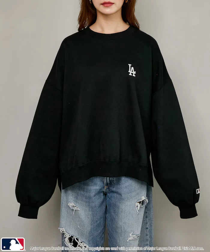 Custom MLB Fleece Super Big Silhouette Logos Wet Pullover Limited Edition