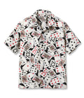 TYPEWRITER COTTON OPEN SHIRT “PLAYING CARDS”