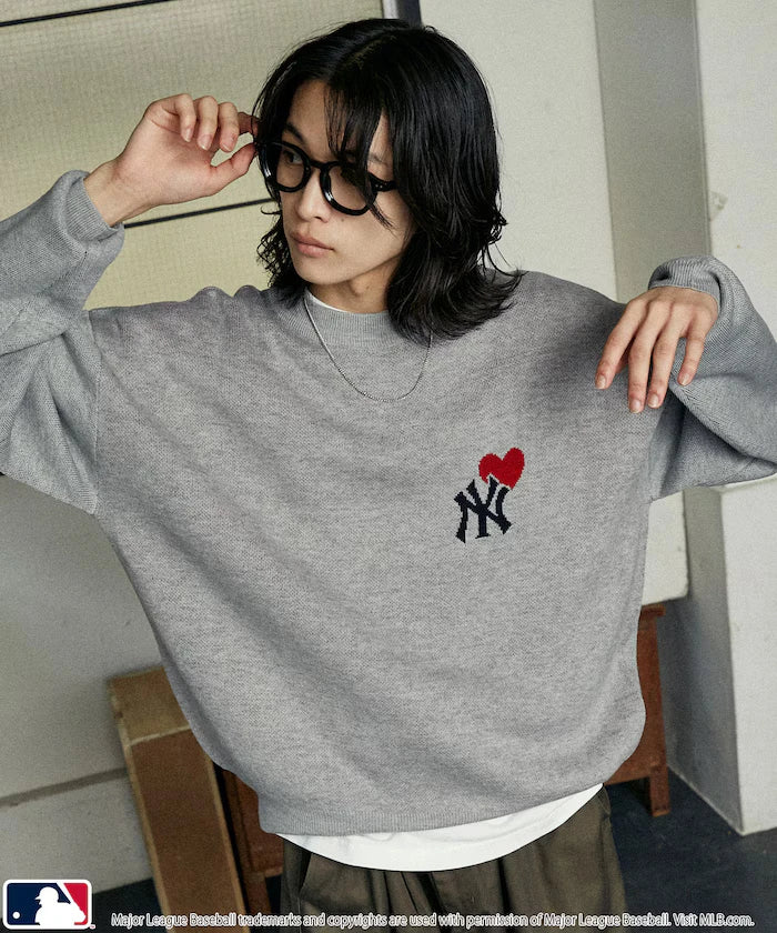 Custom HEART LOGO KNIT