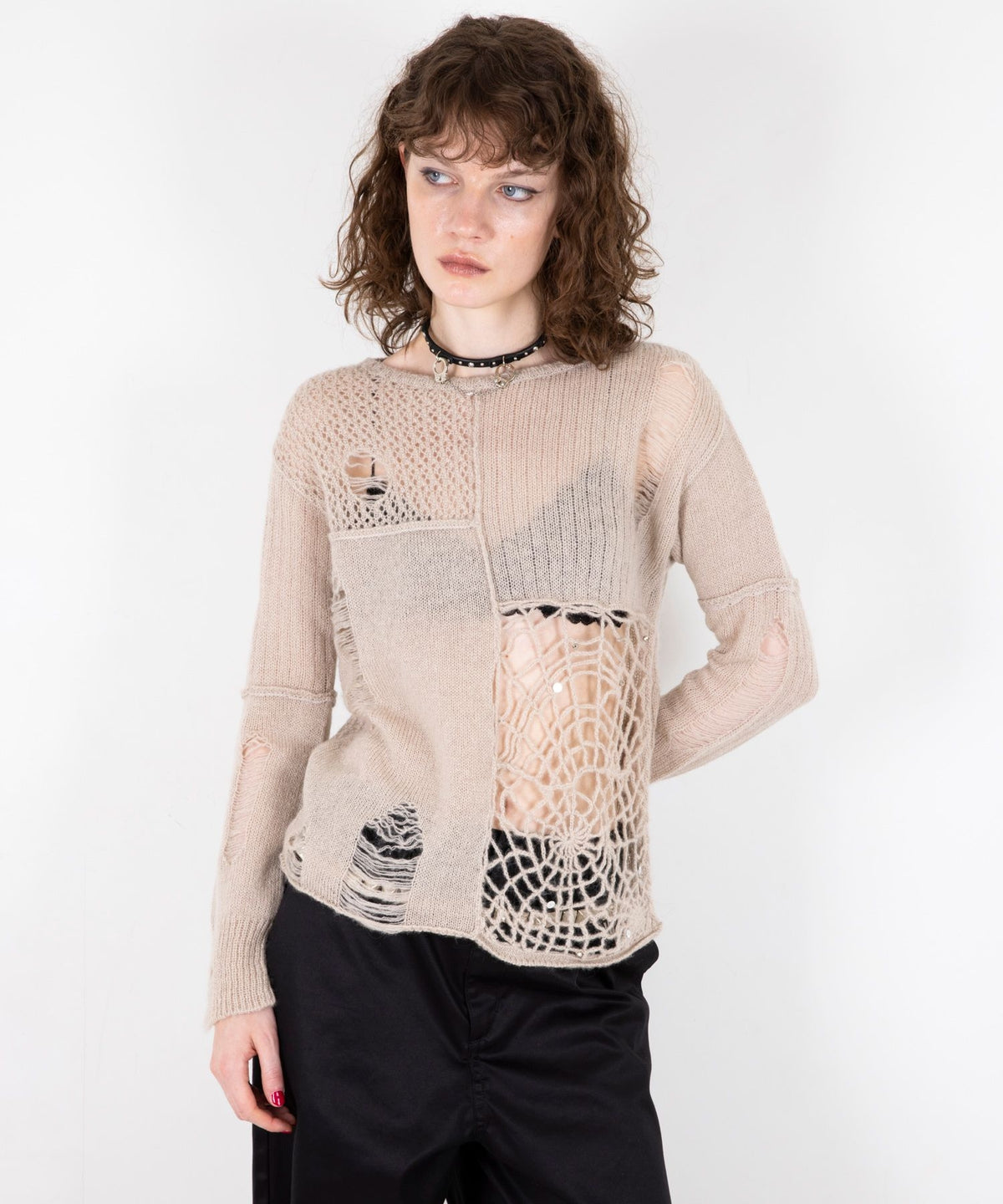 SPIDER WEB Crush Sweater