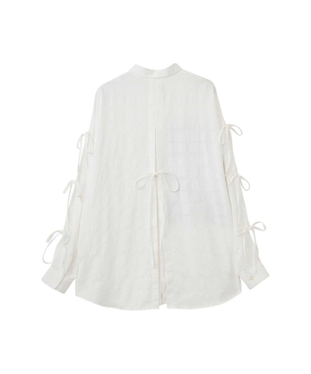 Hysteric Typical Girls Slit Ribbon Shirt