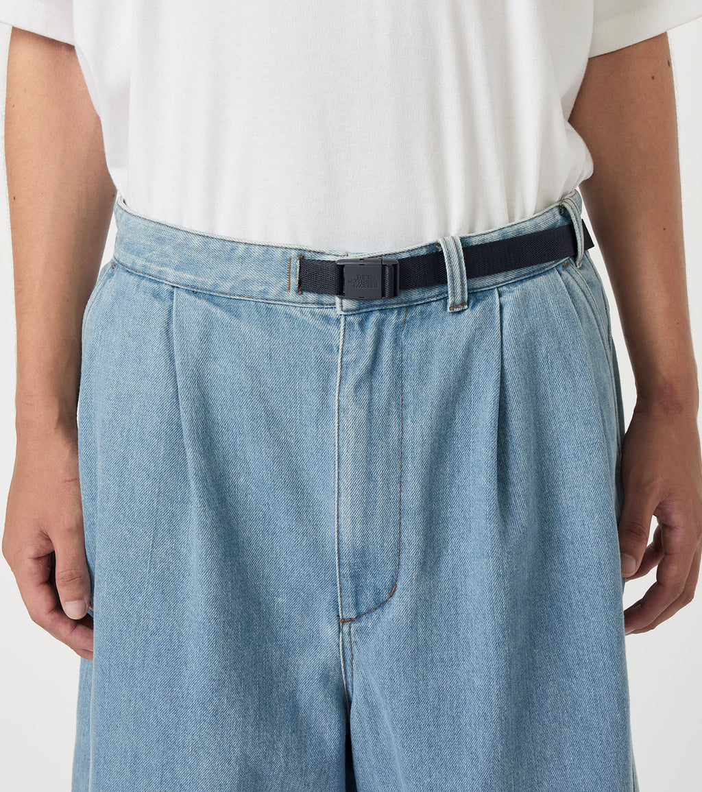 Denim Tuck Field Shorts