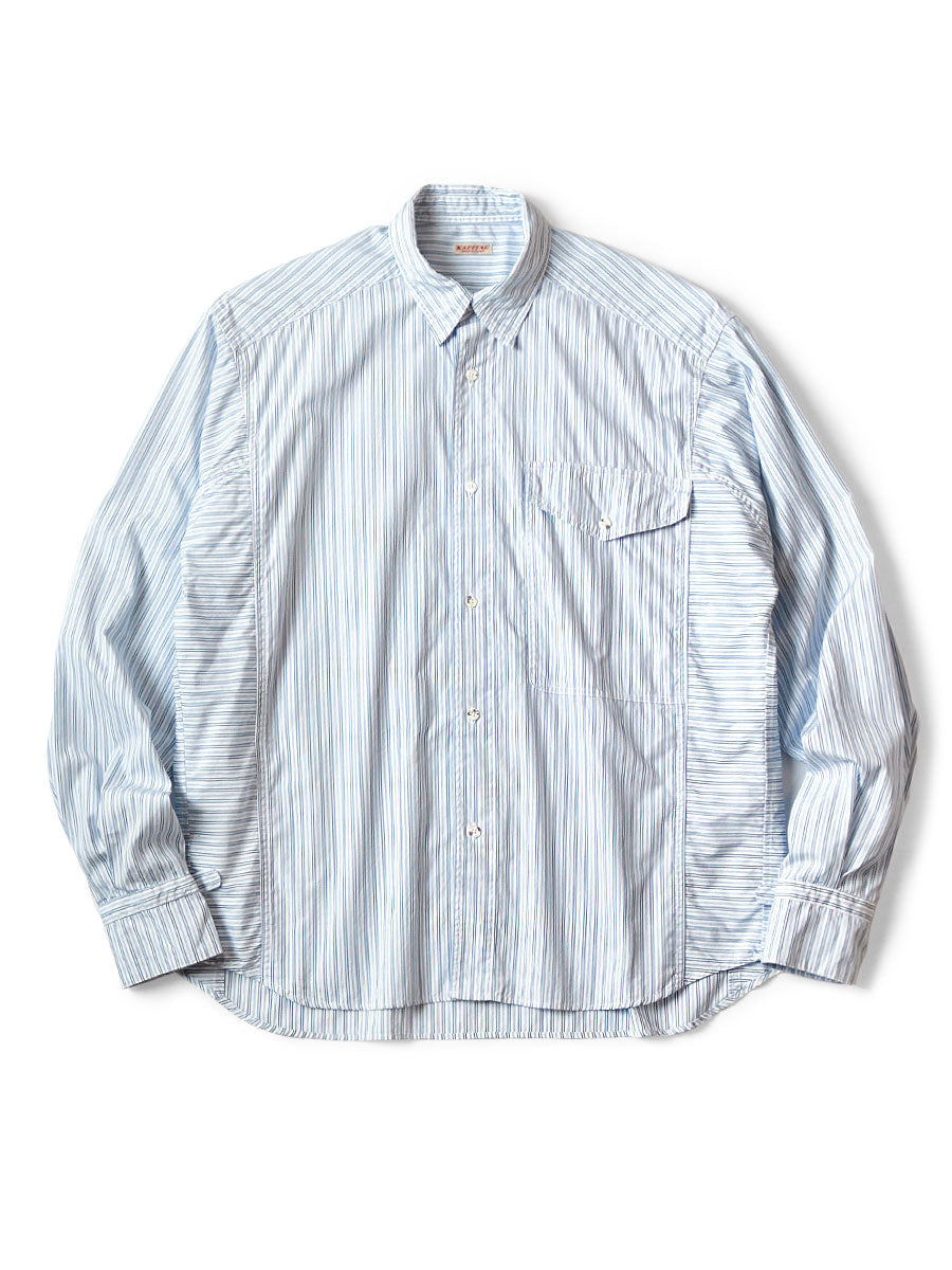 Cotton Stripe Cabin Work Shirt