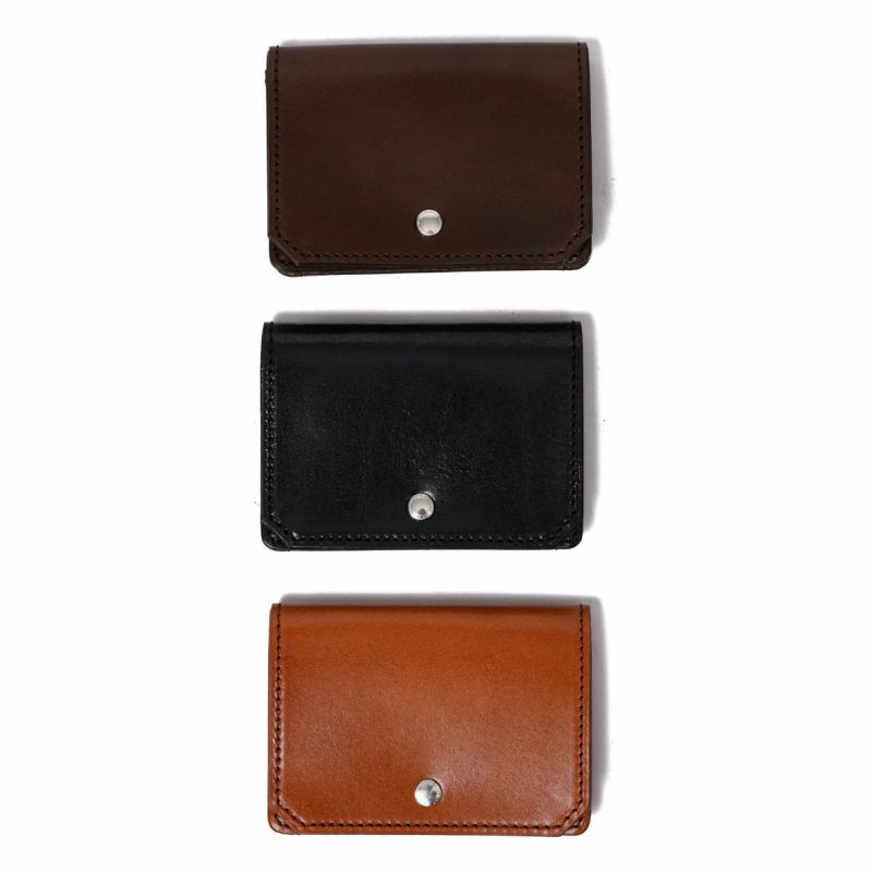 ANTIQUE LEATHER WALLET SERIES LEATHER CARD CASE/BLACK