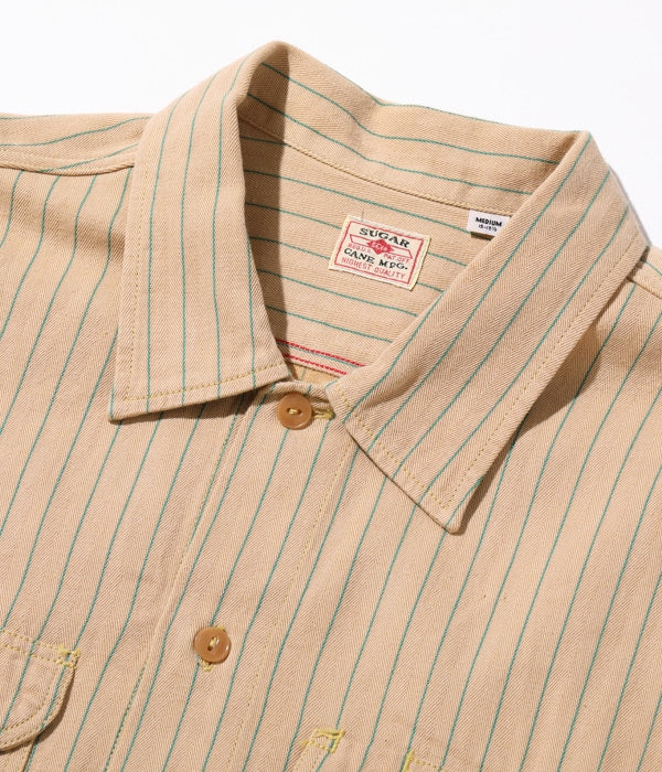 Coke Stripe Work Shirt (Long Sleeve)