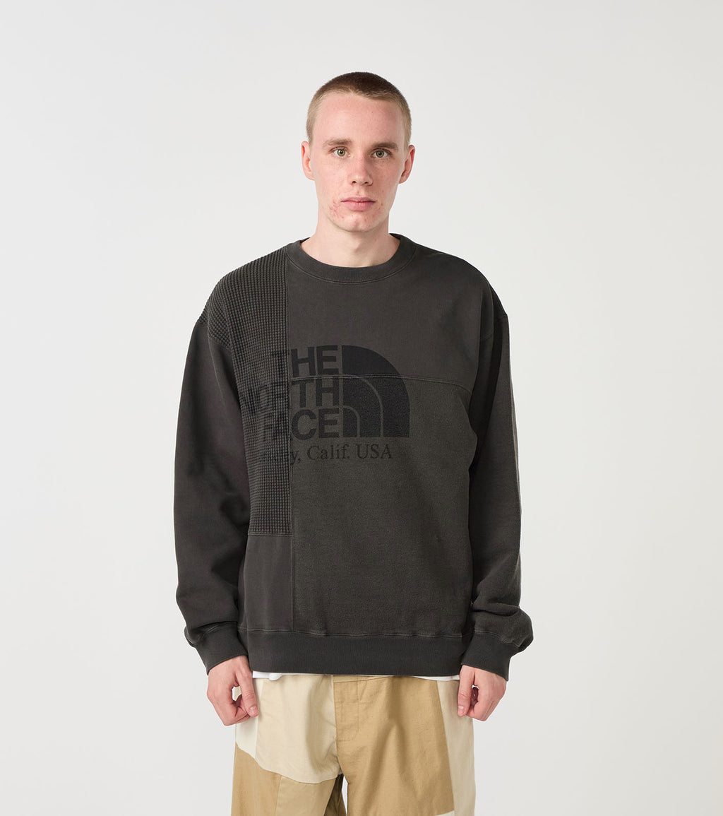 Field Patchworked Crewneck Sweatshirt