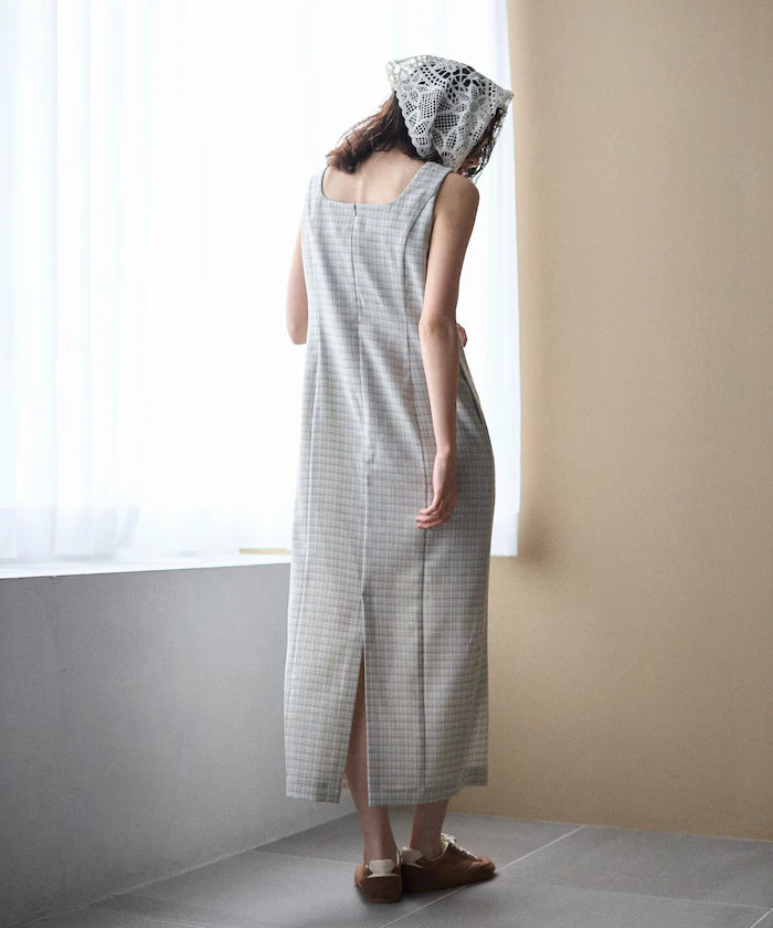 Camilla Check I-Line Dress / Suitable for Setup