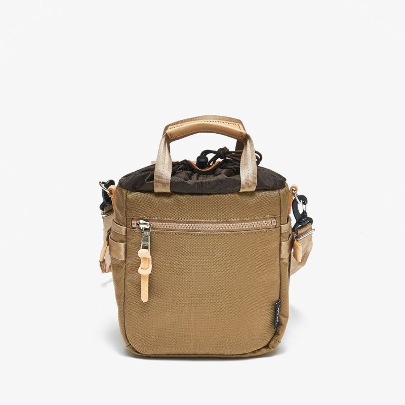 EXCLUSIVE BALLISTIC NYLON DRAWSTRING BAG/KHAKI