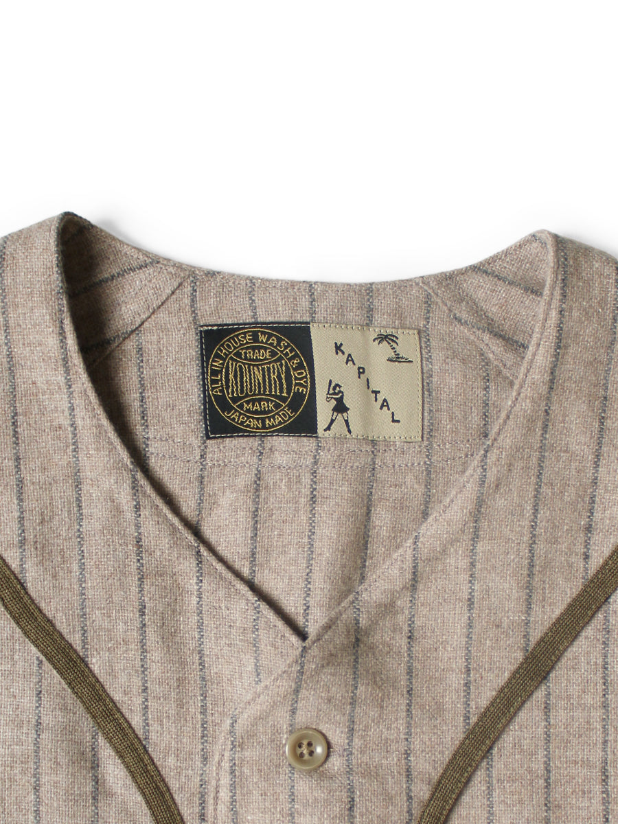 Wool Stripe (Thick) GREAT WOMEN Baseball Lo...