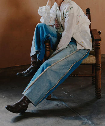 Colorful Curve Denim