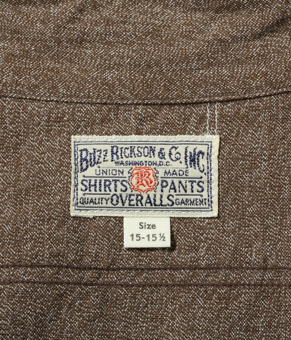 COTTON COVERT WORK SHIRT