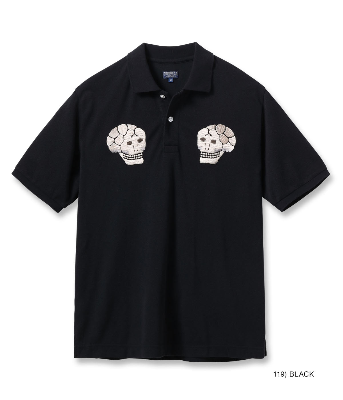 Suka Polo Shirt Embroidered 'Skull & Snake'