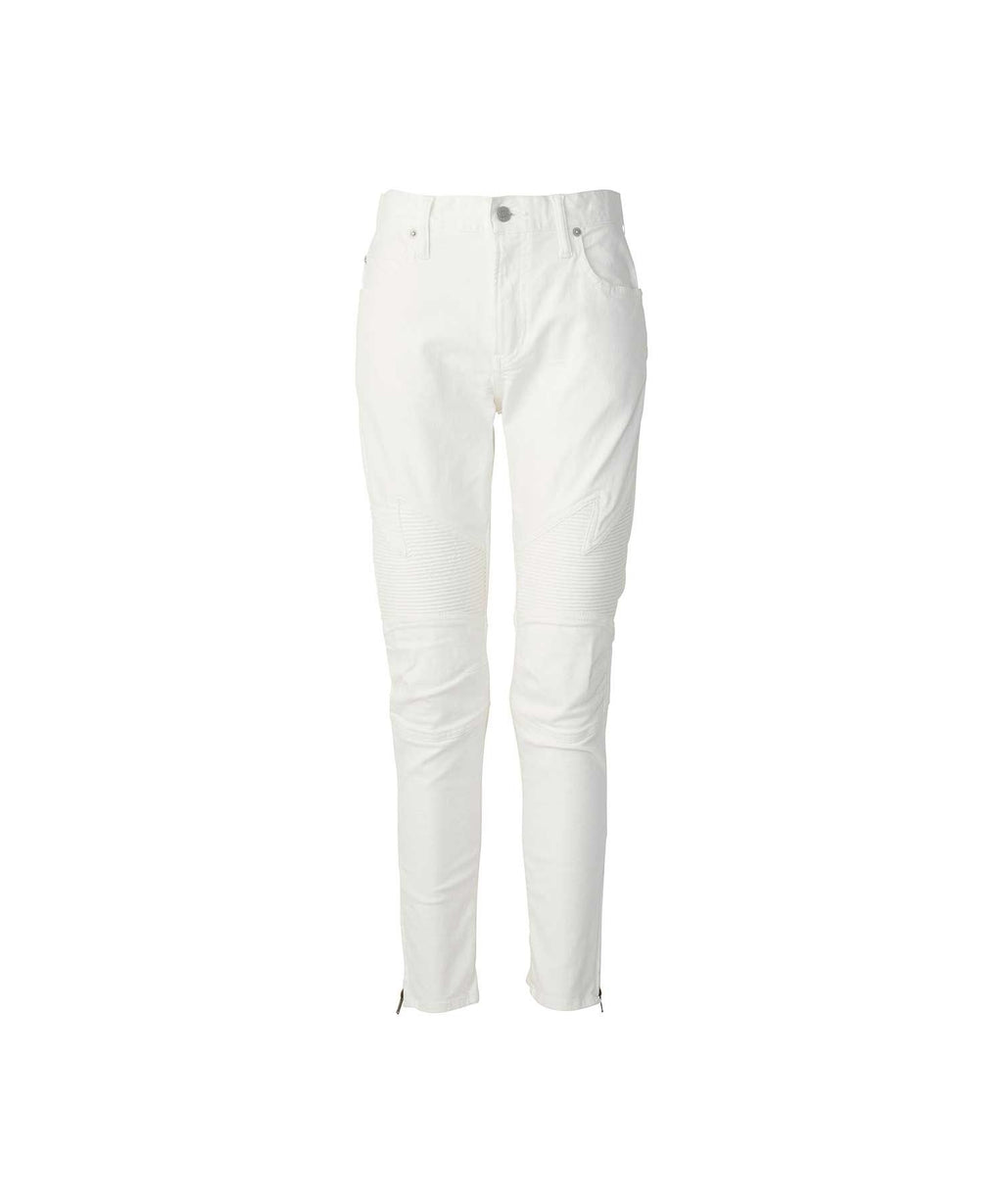 Box Logo Shirring Denim Pants