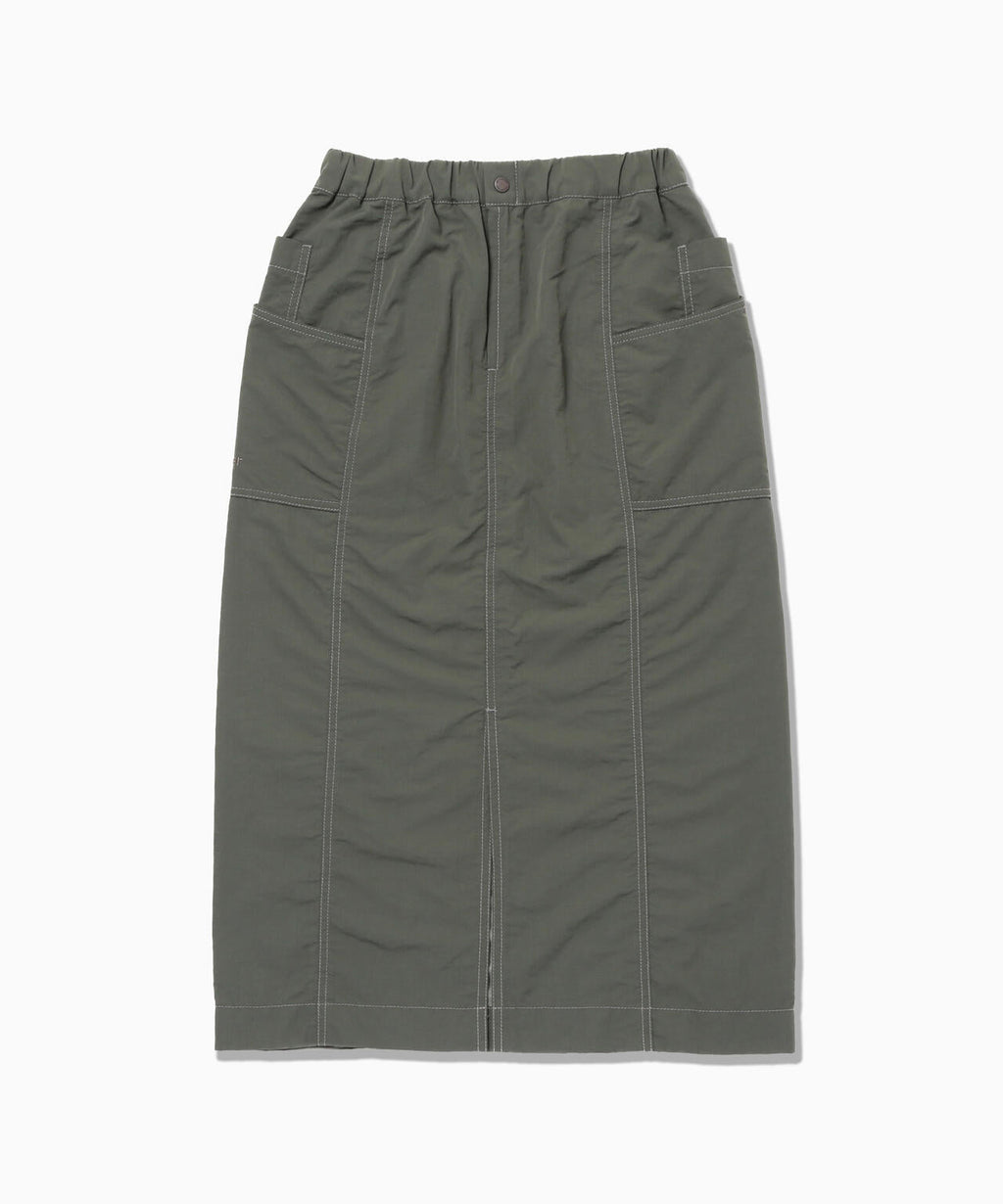 crinkled nylon skirt (W)