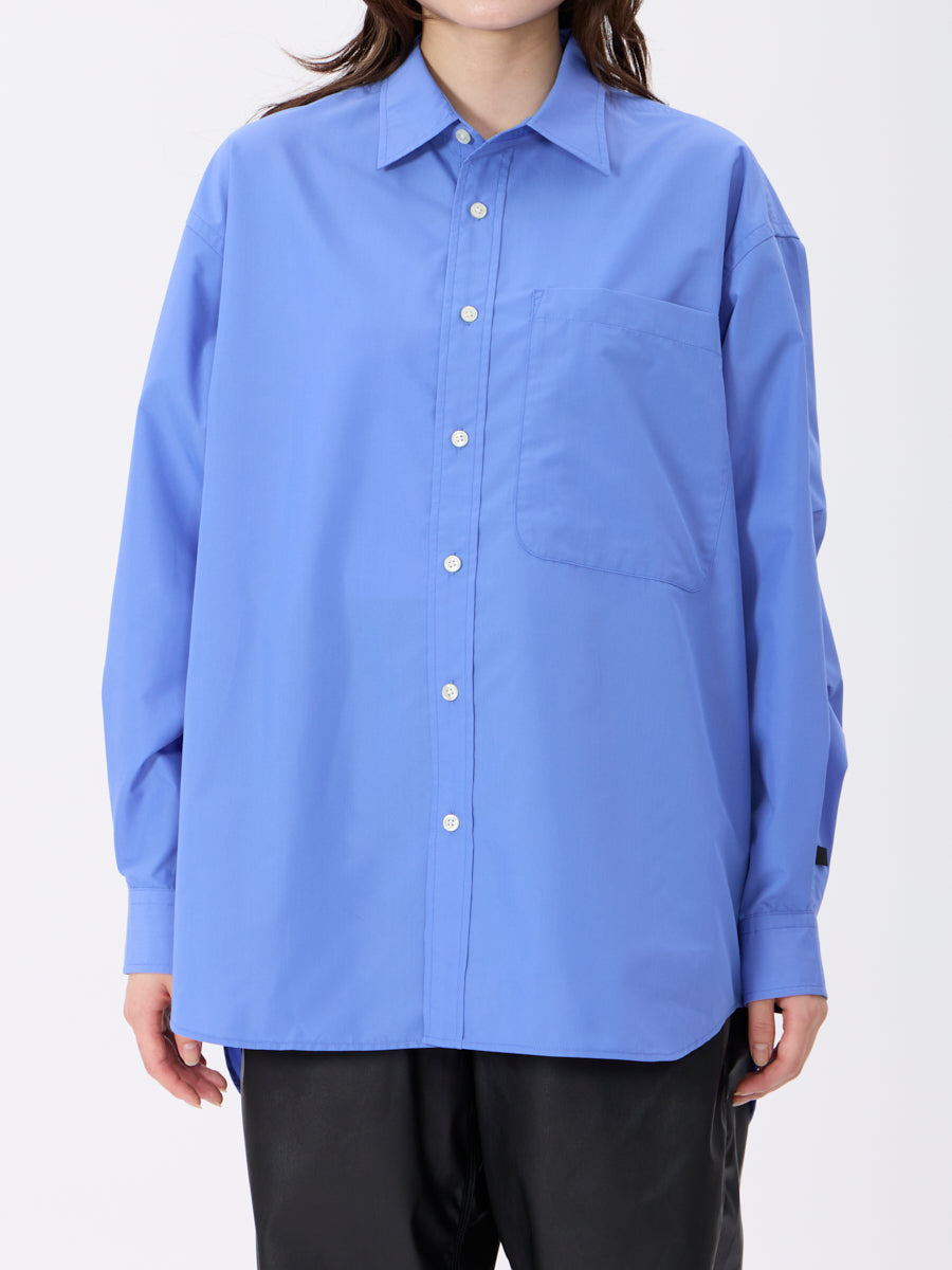 W's TECH REGULAR COLLAR SHIRT L/S SOLID