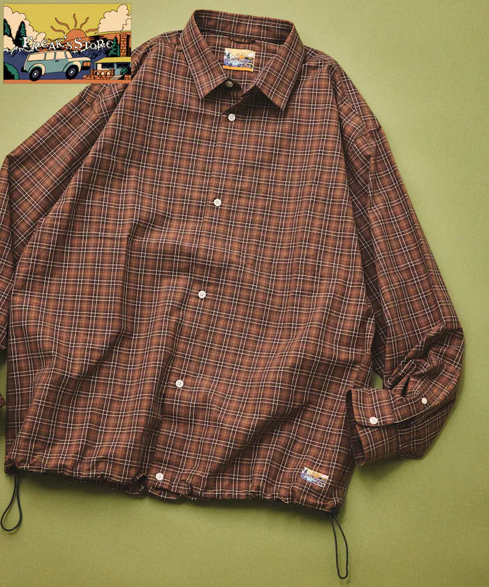 FREAK'S STORE for BEACH & FES Typewriter Spindle Regular Collar Shirt