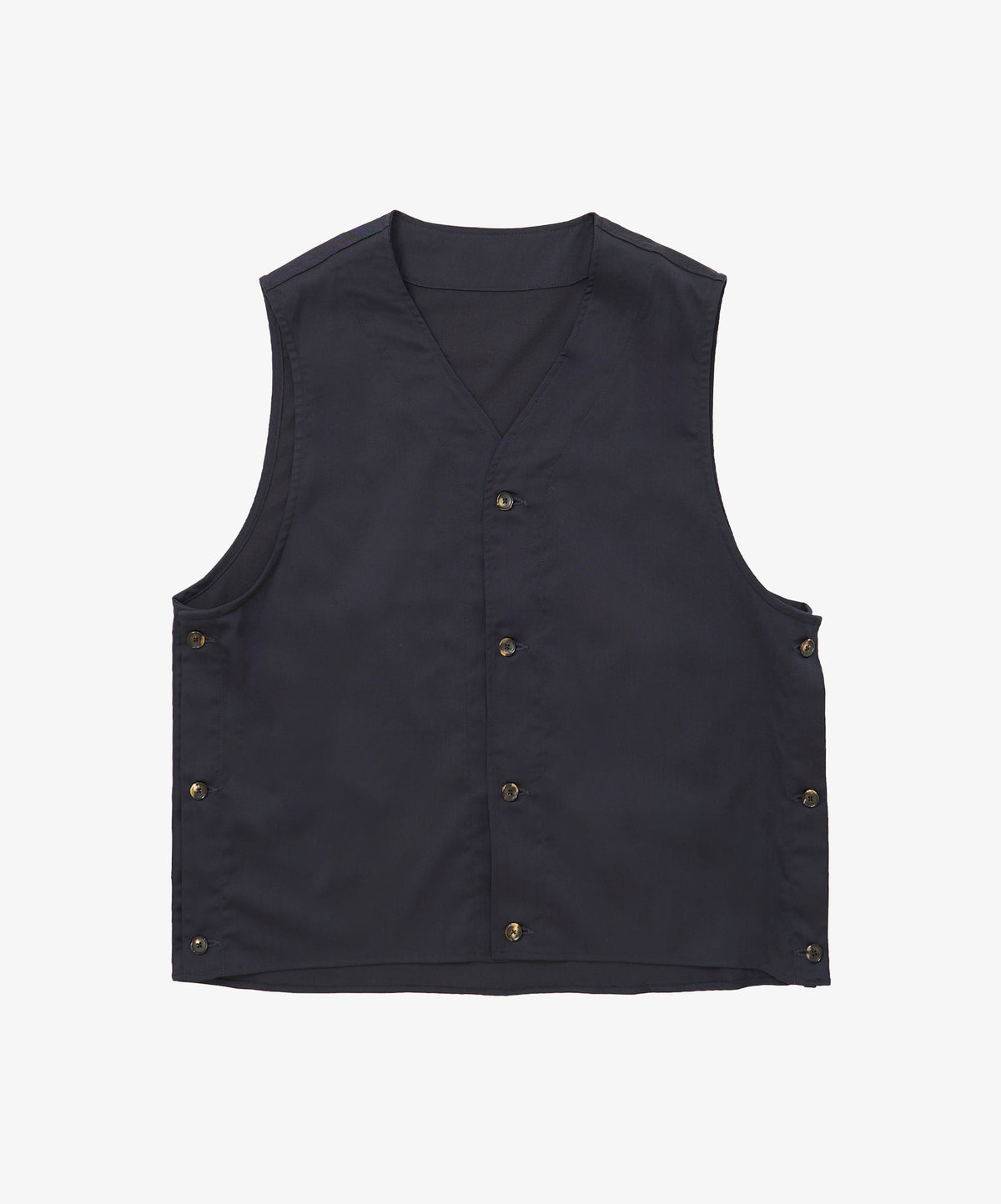 gilet navy twill
