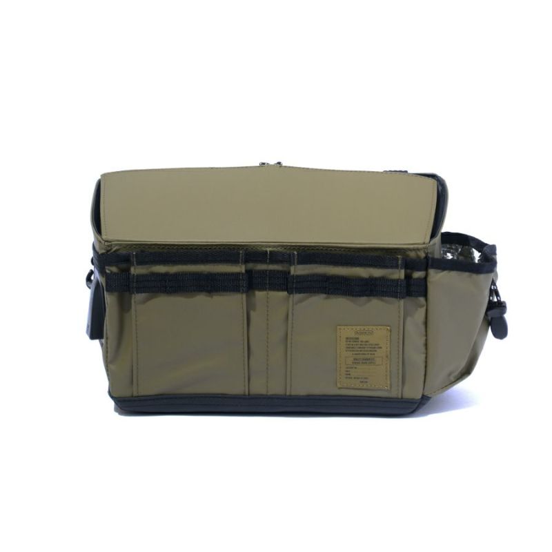 NYLON POLYCA SIDE CONTAINER/KHAKI