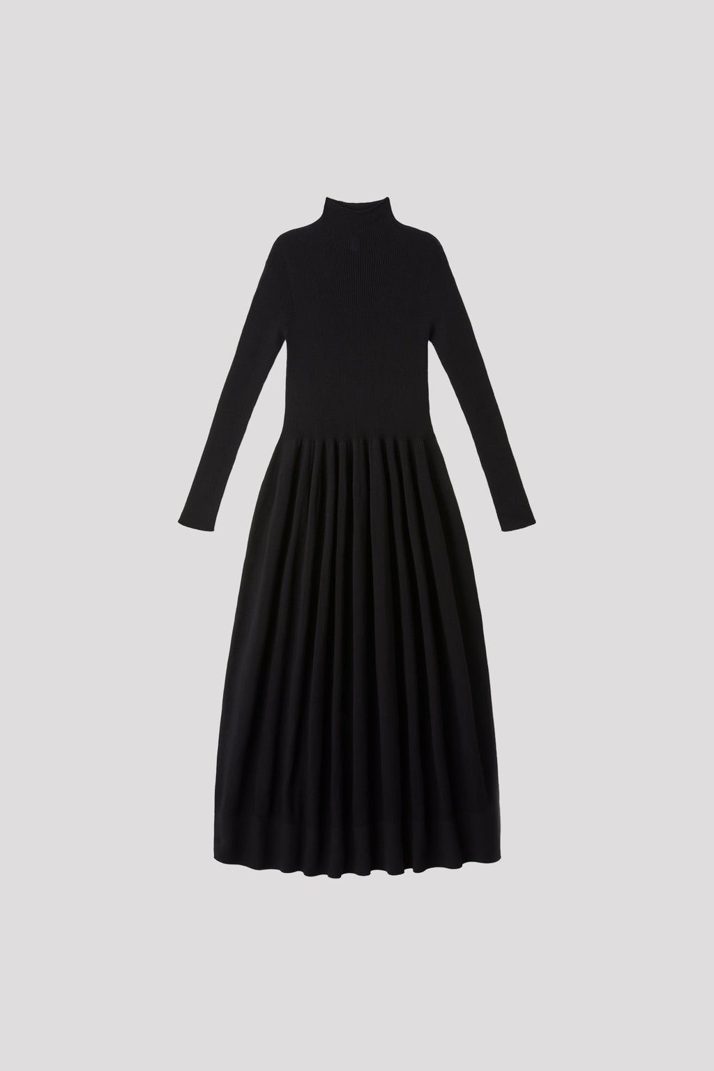 RIVULET HIGHNECK LONG SLEEVE DRESS
