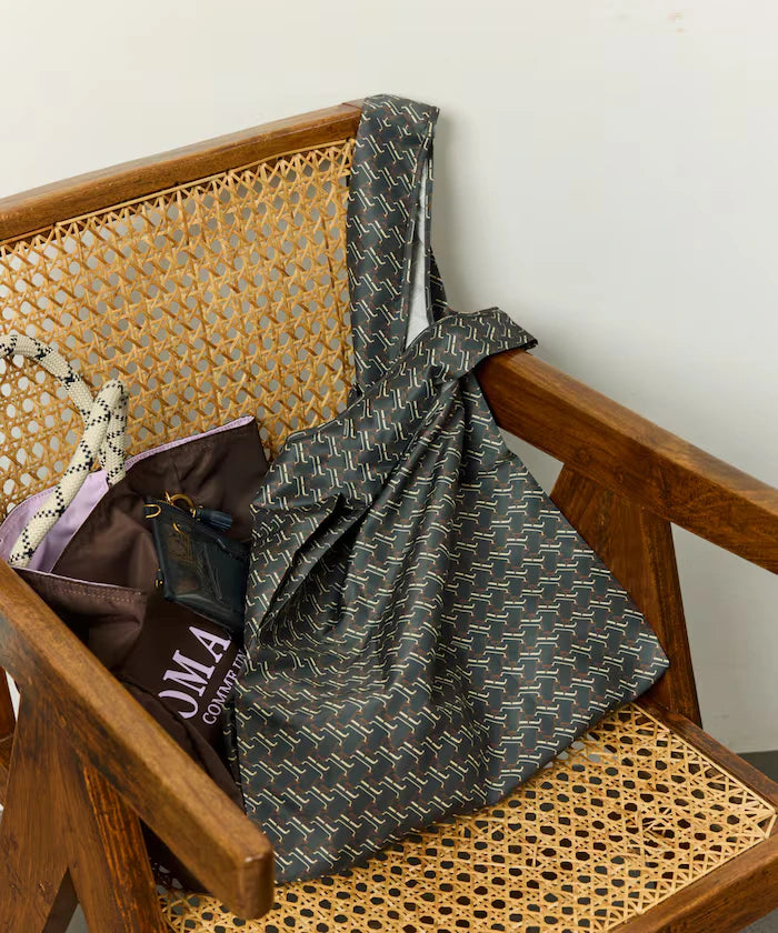 All-over Monogram Print Market Bag Medium Size