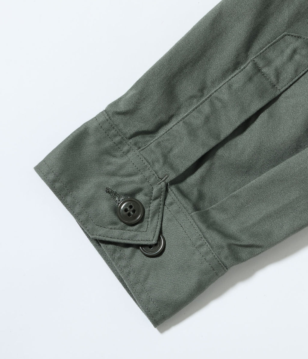 Utility Shirt, Cotton Sage Green