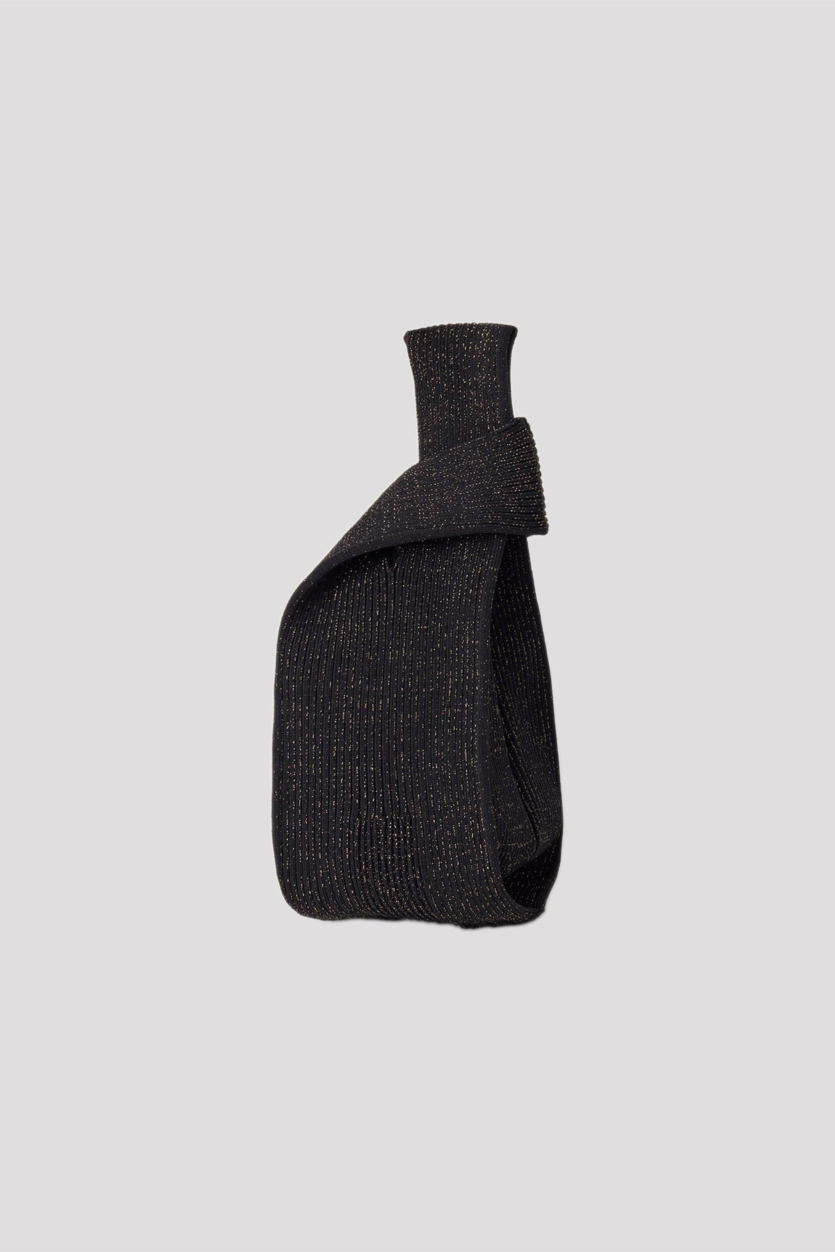 NOTCHED RIB GLITTER BAG