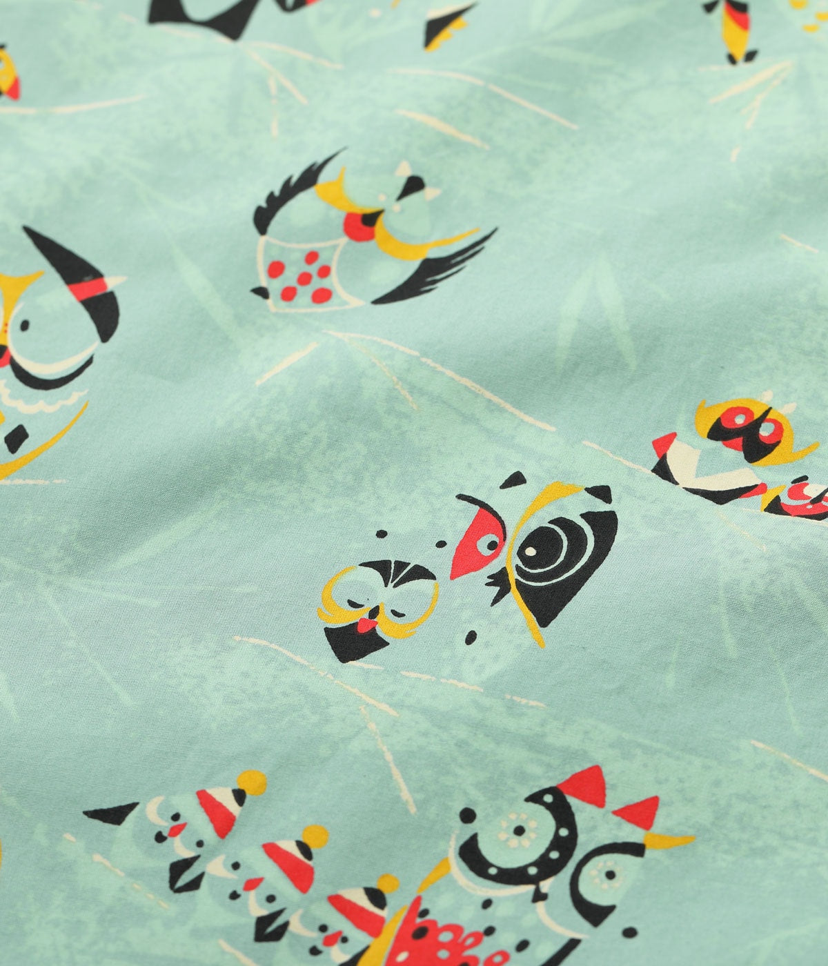 TYPEWRITER COTTON OPEN SHIRT “OWL”