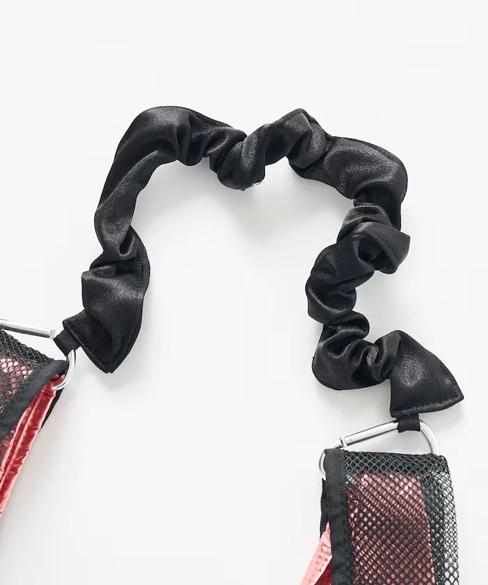 Multiway Frill Shoulder Layered Mesh Bag