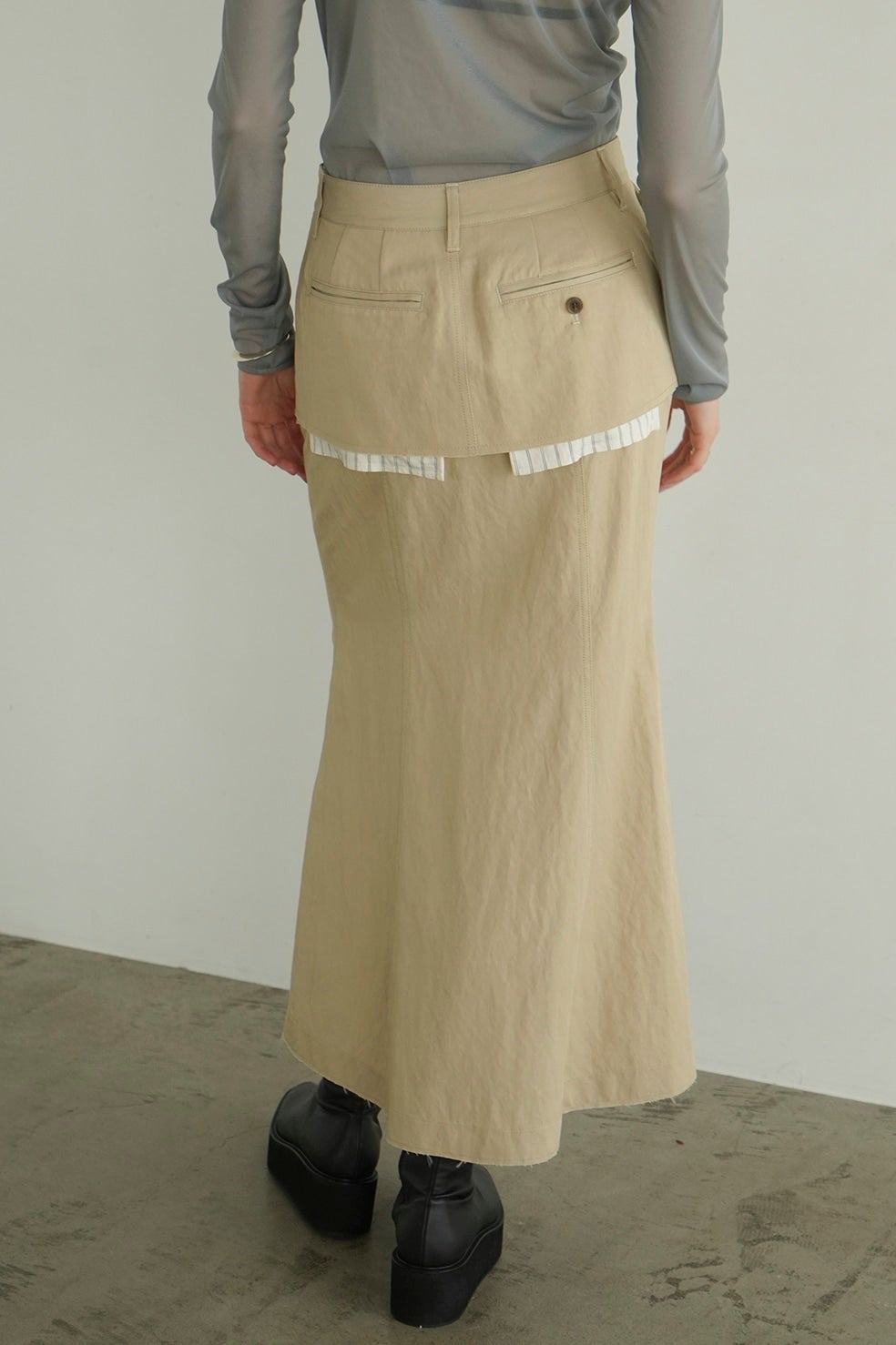 DOUBLE LAYRED SKIRT